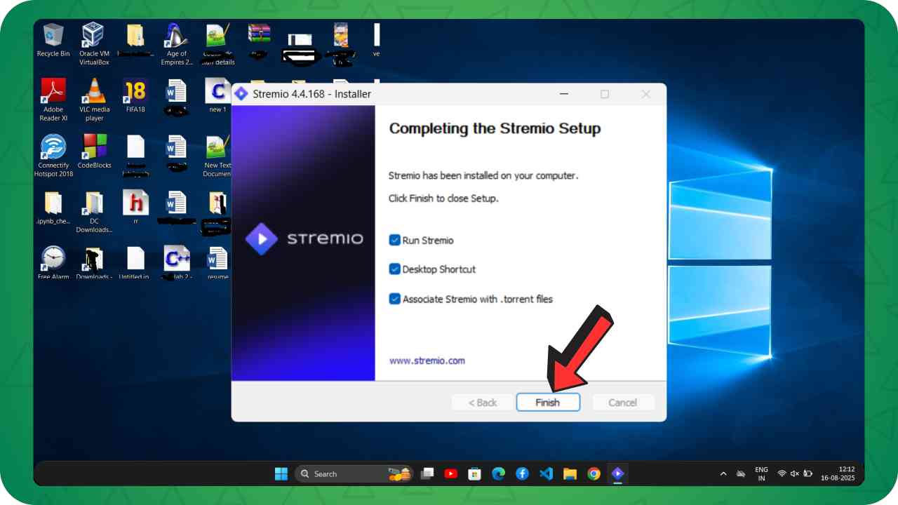 Install Stremio App